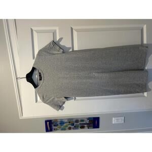 Theory Gray Short Sleeve Casual Dress Size P